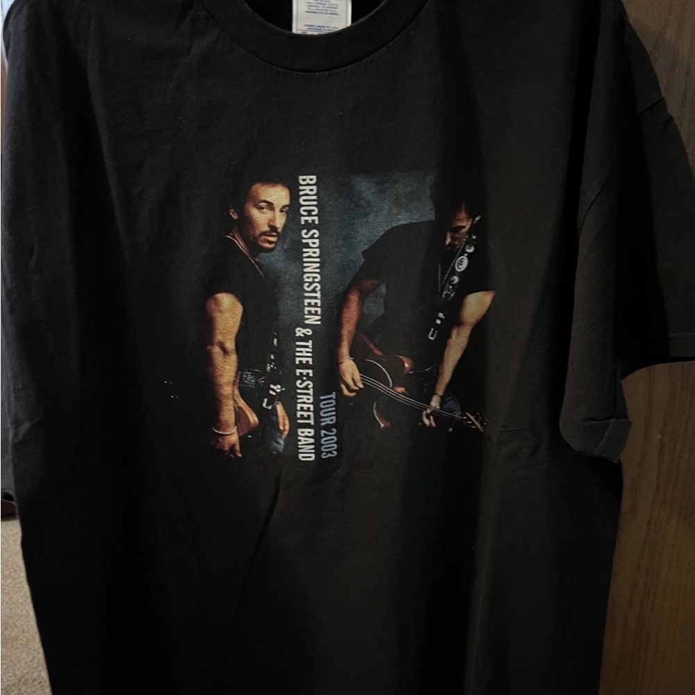 Bruce Springsteen Black Graphic T-Shirt